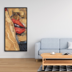 Encadré 24 x 48 - Plan rapproché d'une bouche