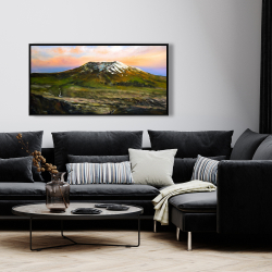 Encadré 24 x 48 - Vue montagneuse