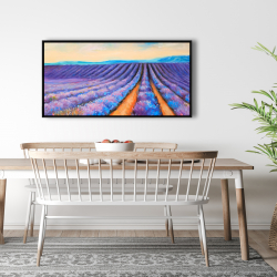 Framed 24 x 48 - Lavender fields
