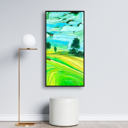 Encadré 24 x 48 - Rizières du vietnam