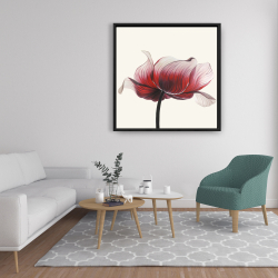 Encadré 36 x 36 - Fleur anémone