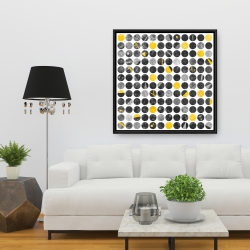 Encadré 36 x 36 - Cercles abstrait