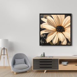 Framed 36 x 36 - Open daisy