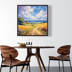 Encadré 36 x 36 - Petite maison campagnarde