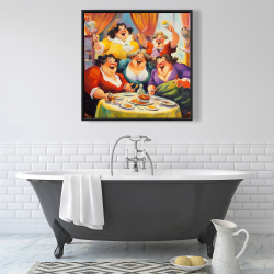 Framed 36 x 36 - The buffet