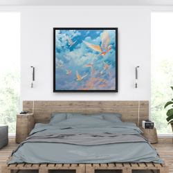 Framed 36 x 36 - The flight