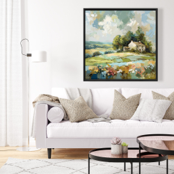 Framed 36 x 36 - The landmark
