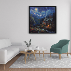 Framed 36 x 36 - Into the woods
