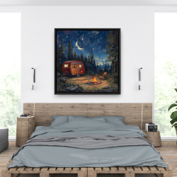 Encadré 36 x 36 - Feu de camp