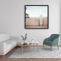 Framed 36 x 36 - Coastal view 