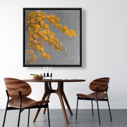 Encadré 36 x 36 - Plante à fanons dorés en fleurs