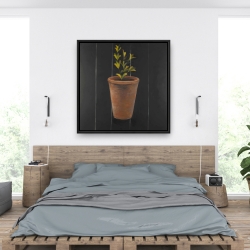 Framed 36 x 36 - Plant of marjolaine