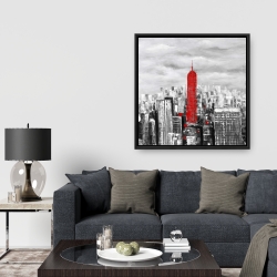 Framed 36 x 36 - Empire state building of new york