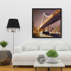 Framed 36 x 36 - New-york at night