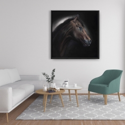 Encadré 36 x 36 - Cheval solitude