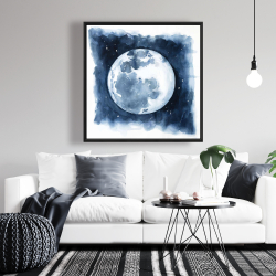 Framed 36 x 36 - Satellite view of the earth