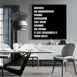 Framed 36 x 36 - Table of big cities