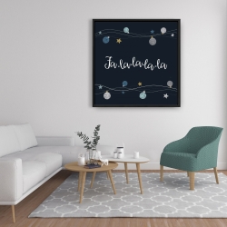Framed 36 x 36 - Christmas ball vector