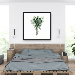 Framed 36 x 36 - Tied up persil bundle - fr
