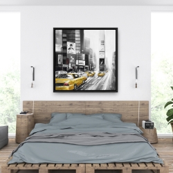 Encadré 36 x 36 - Times square et taxis jaunes