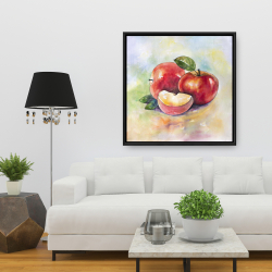 Framed 36 x 36 - Succulent apples