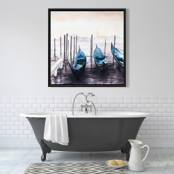 Framed 36 x 36 - The gondola in italy