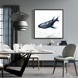 Encadré 36 x 36 - Requin baleine abstrait