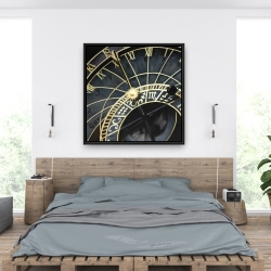 Framed 36 x 36 - Astrologic clock