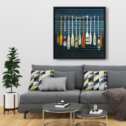 Framed 36 x 36 - Paddles