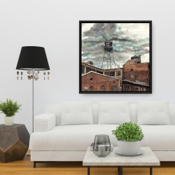 Framed 36 x 36 - Water tower in williamsburg