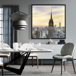 Encadré 36 x 36 - Couché de soleil sur new-york