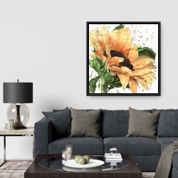 Framed 36 x 36 - Sunflower in bloom