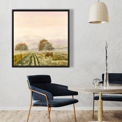 Encadré 36 x 36 - Doux matin à la campagne
