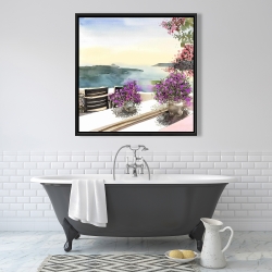 Encadré 36 x 36 - Vue sur la mer méditerranée