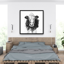 Encadré 36 x 36 - Vache