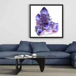Framed 36 x 36 - Amethyst