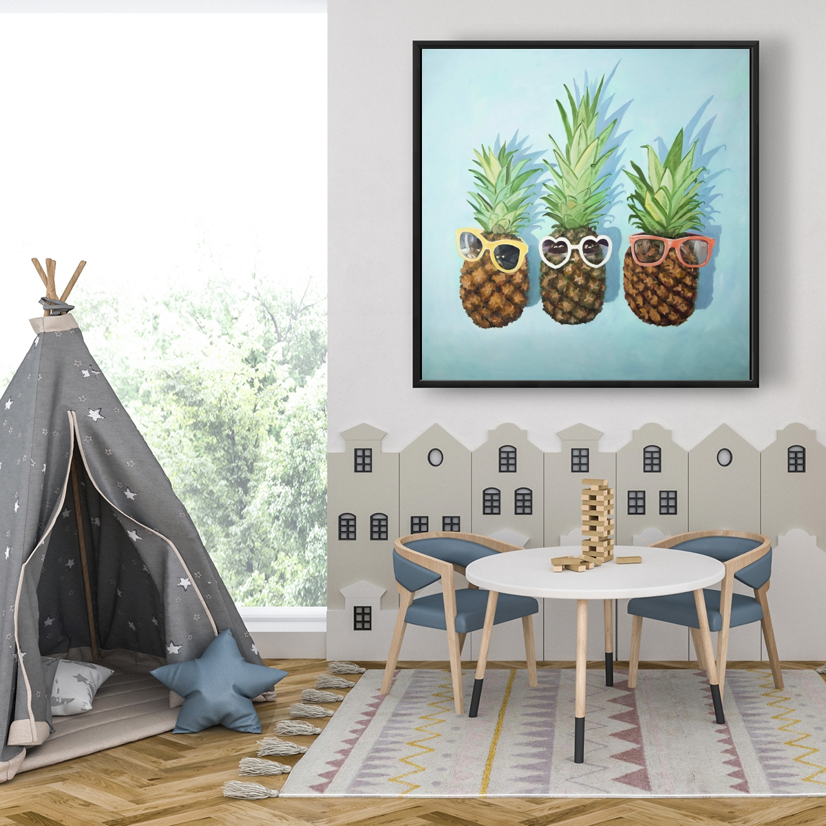 Encadré 36 x 36 - Ananas d'été