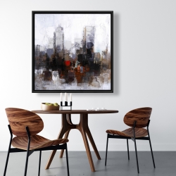 Framed 36 x 36 - Obscure city