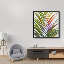 Encadré 36 x 36 - Feuille de palmier tropical