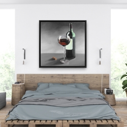 Encadré 36 x 36 - Bouteille de bourgogne