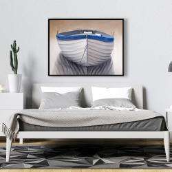 Encadré 36 x 48 - Un canoë