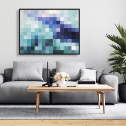 Encadré 36 x 48 - Paysage pixelisé
