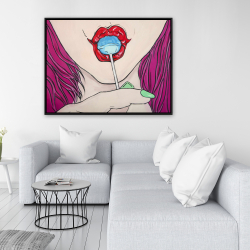 Framed 36 x 48 - Lollipop