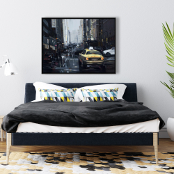 Framed 36 x 48 - New york in the dark