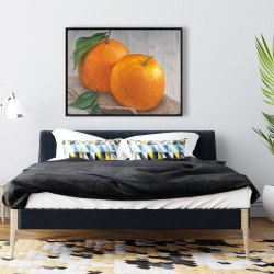 Framed 36 x 48 - Two oranges
