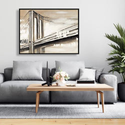Encadré 36 x 48 - Pont de la ville