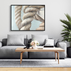 Encadré 36 x 48 - Noeud de corde de bateau