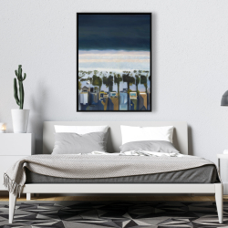 Encadré 36 x 48 - Vue d'oiseau de la plage