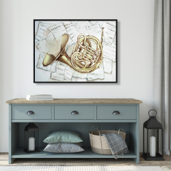 Encadré 36 x 48 - Cor sur partitions