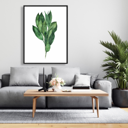 Encadré 36 x 48 - Bouquet de feuilles de laurier